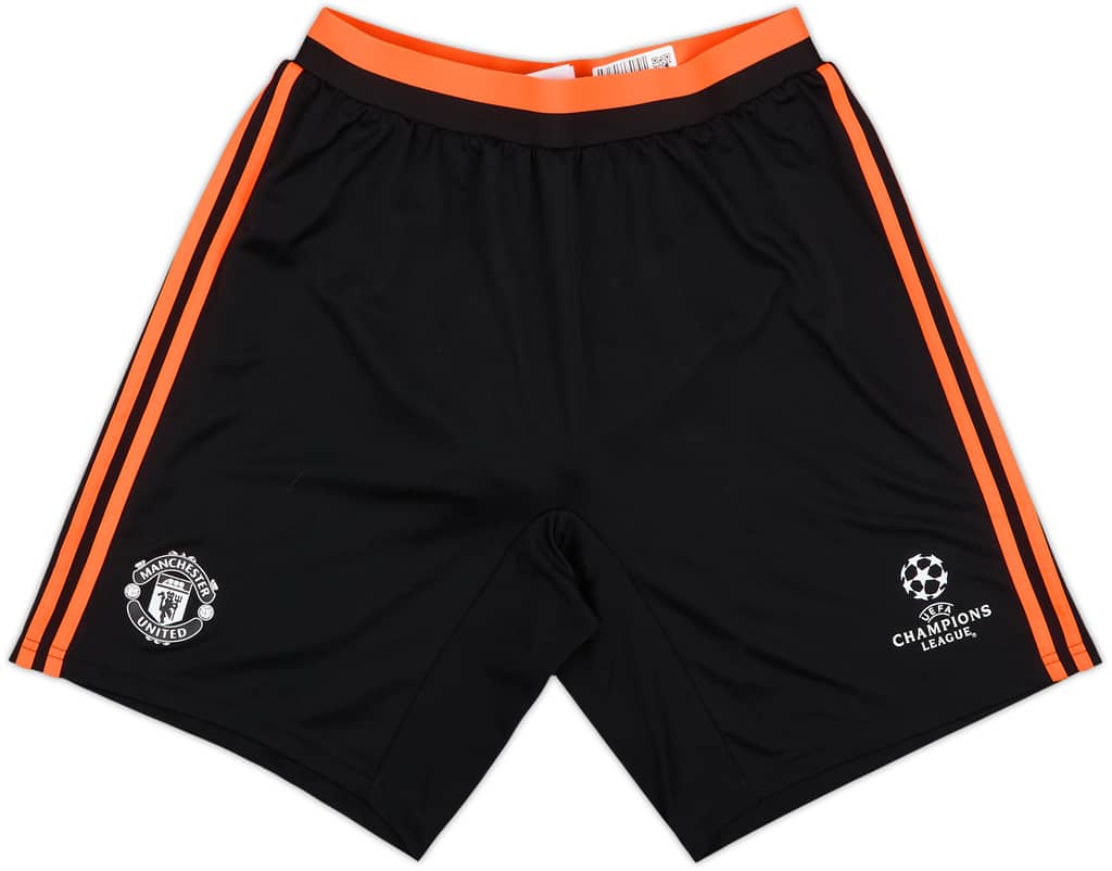 2015-16 Manchester United CL adidas Training Shorts - 9/10 - (M)