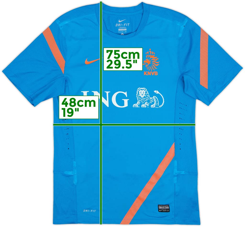 2012-13 Netherlands Player Issue Nike Training Shirt - 9/10 - (S)