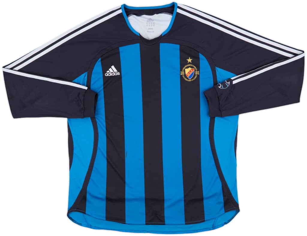 2006-07 Djurgardens Home L/S Shirt - 7/10 - (XL)