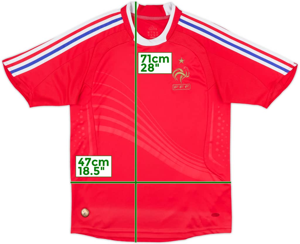 2007-08 France Away Shirt - 7/10 - (L.Boys)
