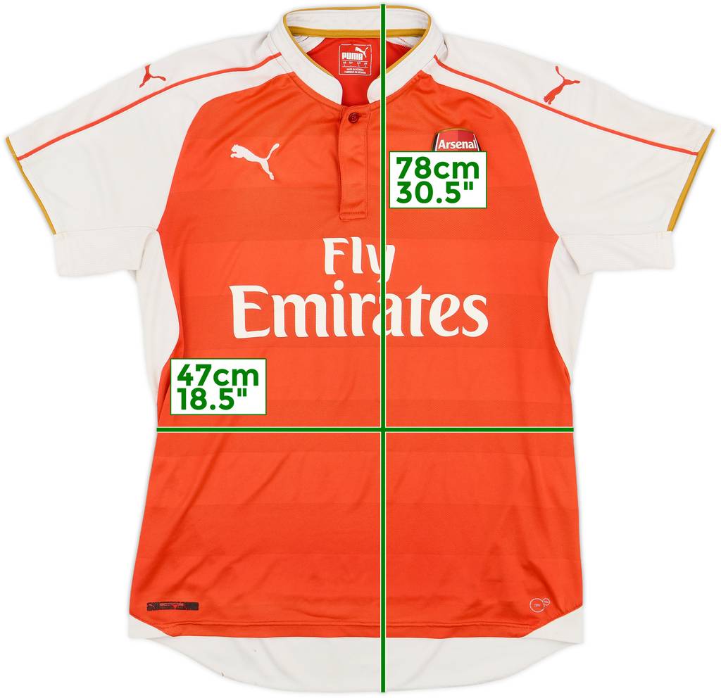 2015-16 Arsenal Home Shirt - 5/10 - (L)