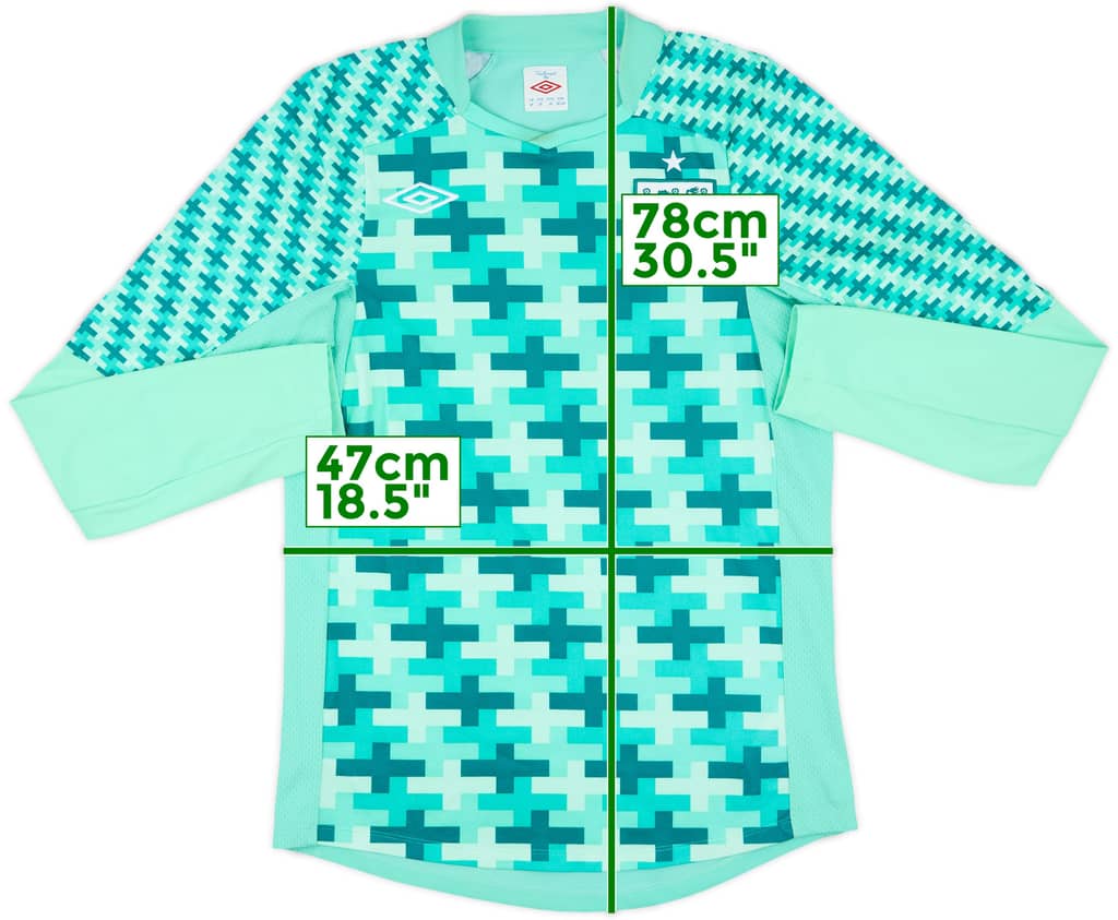 2011-12 England GK Shirt - 8/10 - (M)