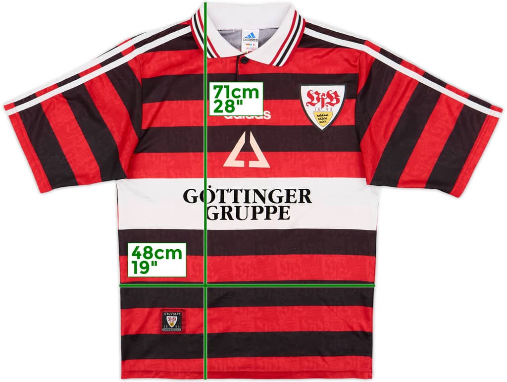1997-98 Stuttgart Away Shirt - 8/10 - (S)