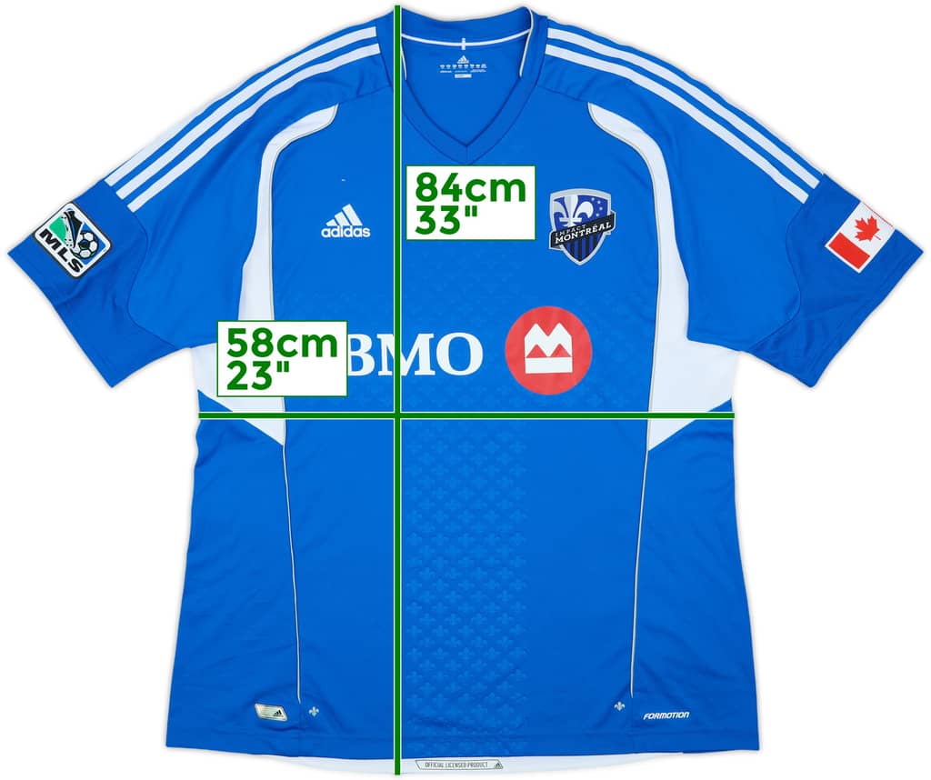 2012 Montreal Impact Authentic Home Shirt - 7/10 - (XXL)