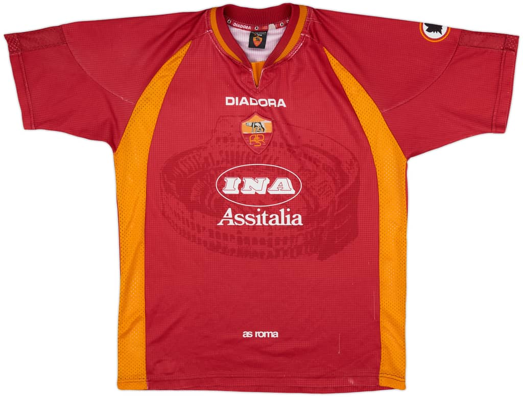 1997-98 Roma Home Shirt - 5/10 - (L)