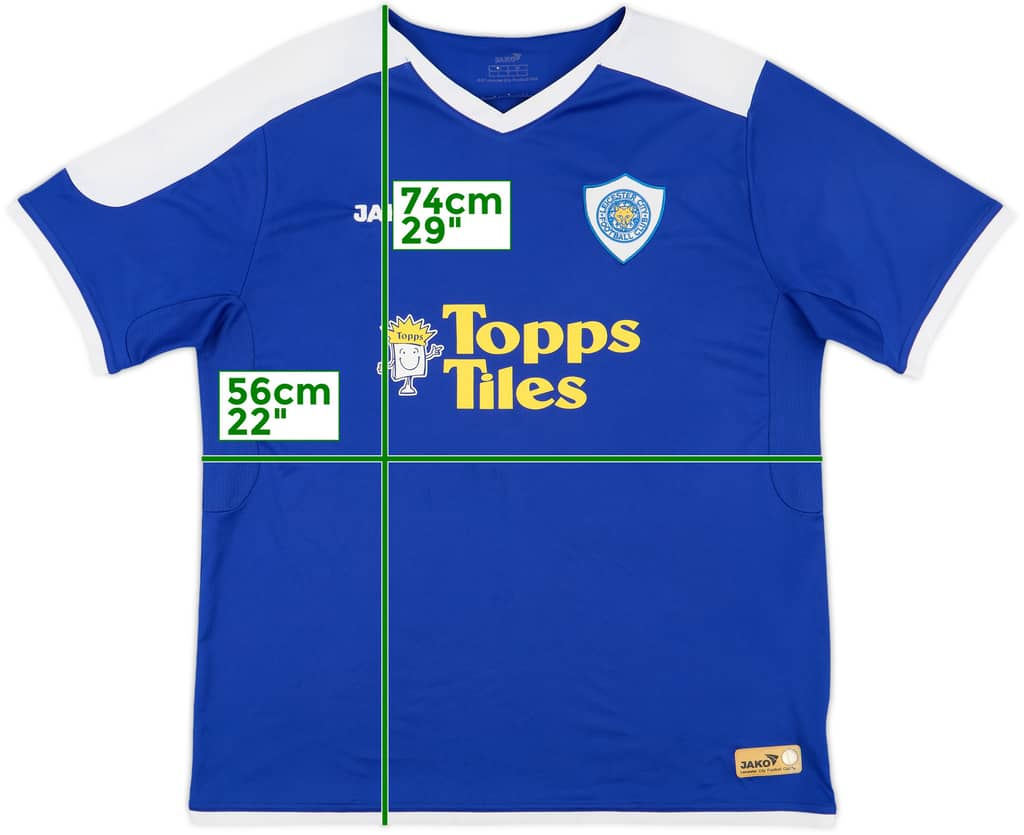 2007-09 Leicester Home Shirt - 9/10 - (L)