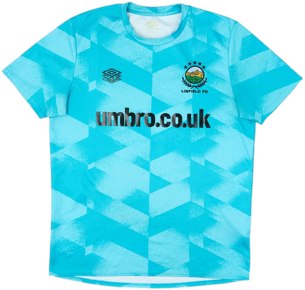 2022-23 Linfield Umbro Training Shirt - 9/10 - (L)