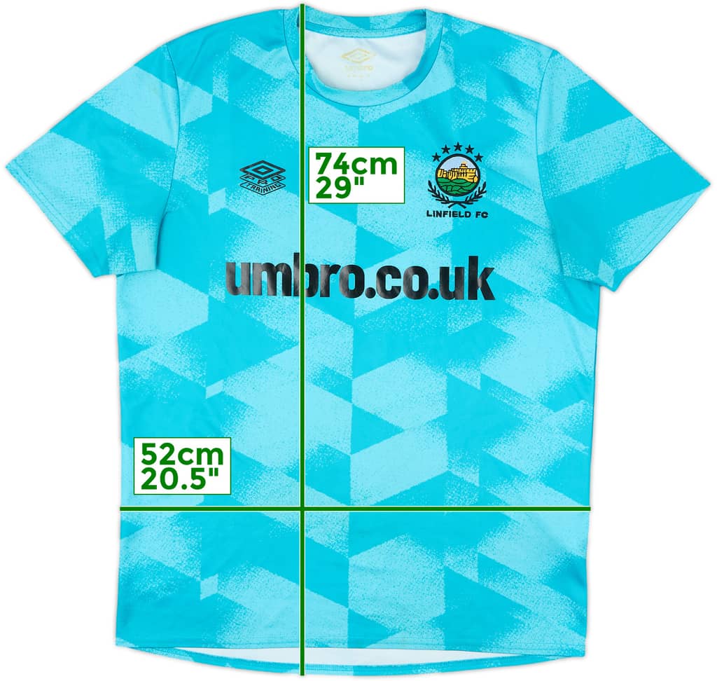 2022-23 Linfield Umbro Training Shirt - 9/10 - (L)