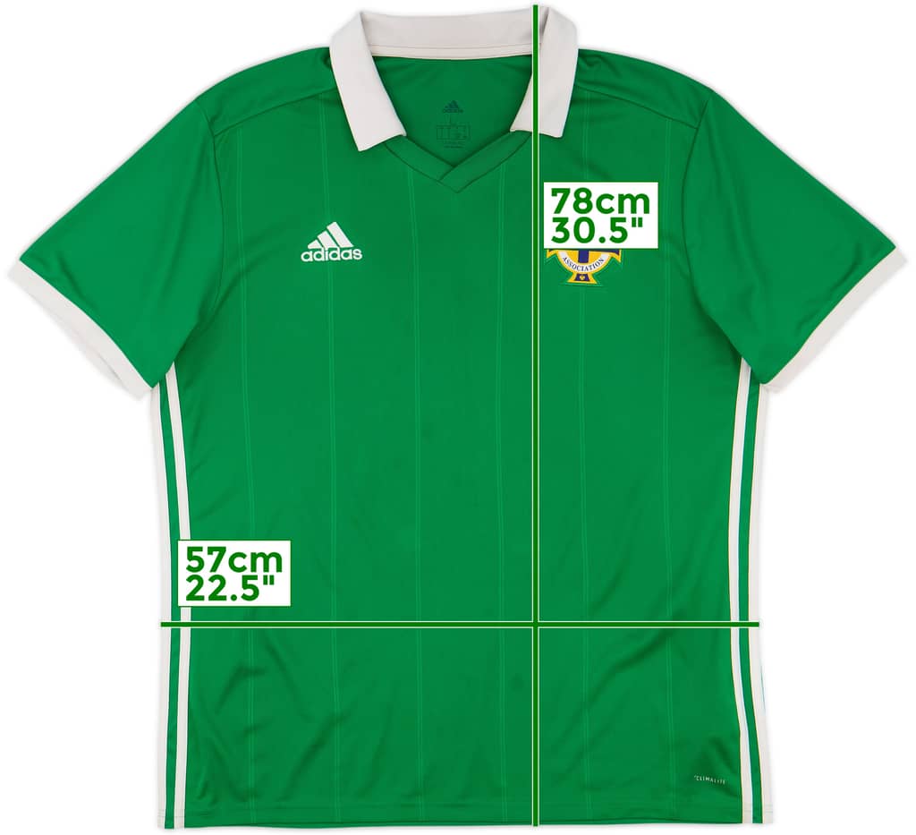2018-19 Northern Ireland Home Shirt - 6/10 - (L)