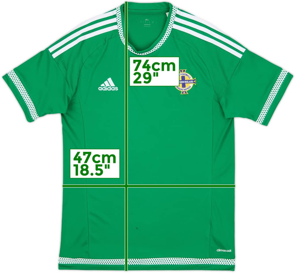 2015 Northern Ireland Home Shirt - 7/10 - (S)