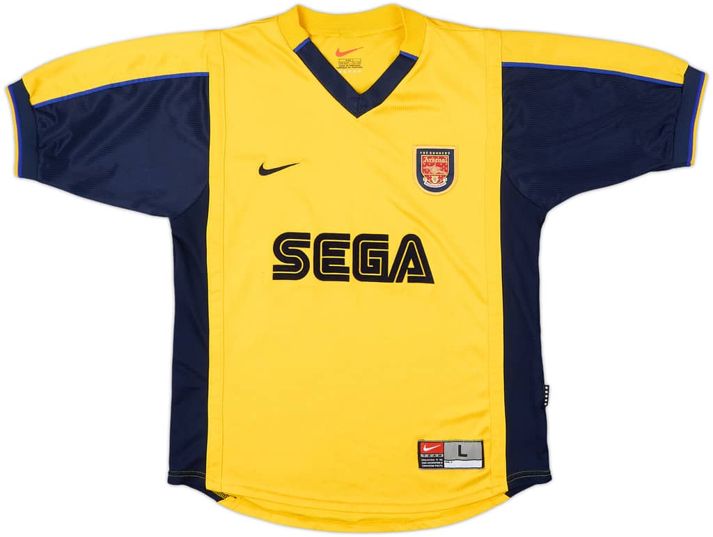 1999-01 Arsenal Away Shirt - 7/10 - (L.Boys)