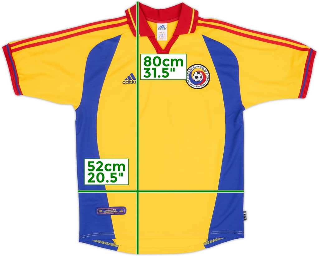 2000-02 Romania Home Shirt - 9/10 - (M)