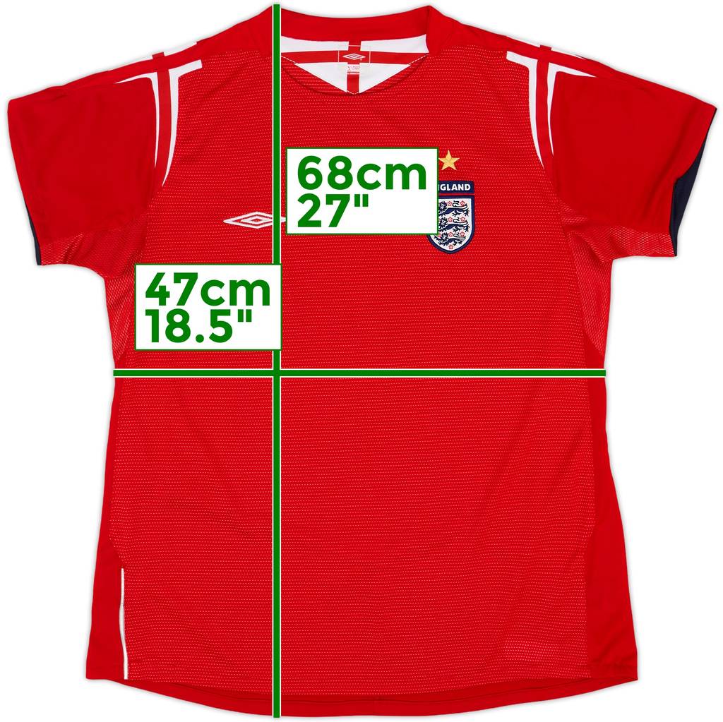 2004-06 England Away Shirt - 10/10 - (Women's M)