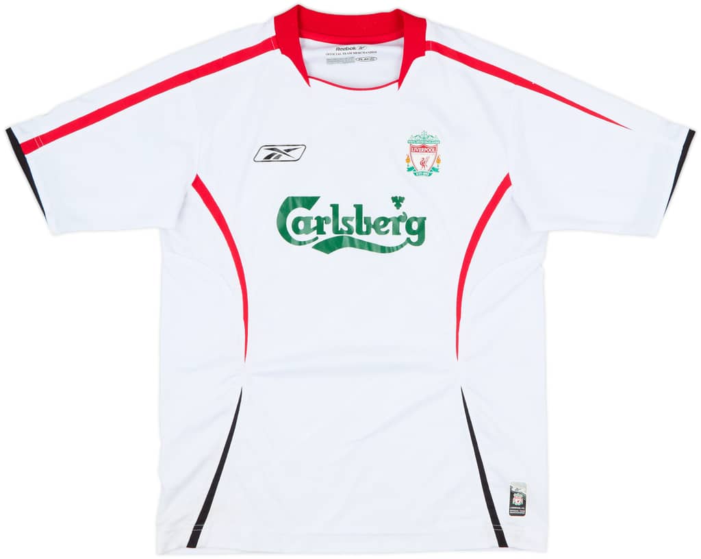 2005-06 Liverpool Away Shirt - 6/10 - (L.Boys)