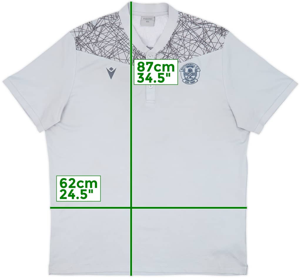 2023-24 Motherwell Macron Polo Shirt - 7/10 - (4XL)