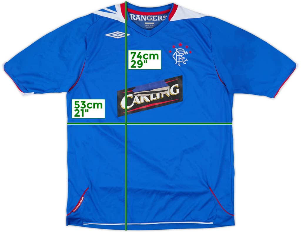 2006-07 Rangers Home Shirt - 4/10 - (L)