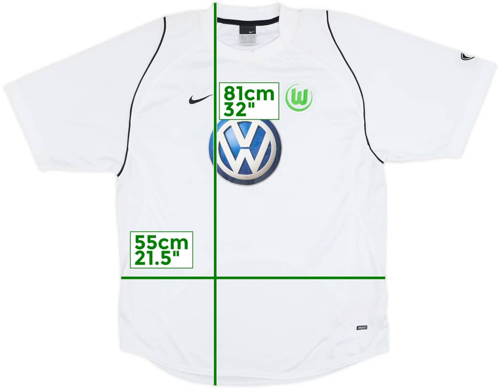 2005-06 Wolfsburg Away Shirt - 6/10 - (L)