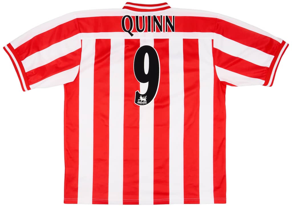 1999-00 Sunderland Home Shirt Quinn #9 - 10/10 - (XXL)