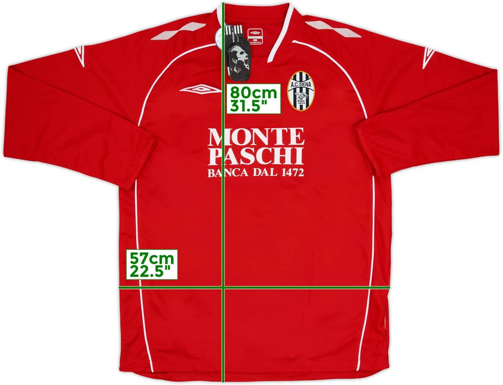 Camiseta de portero de Siena 2007-08 (XL)