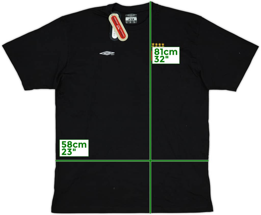 Camiseta de Algodón Umbro del Vasco De Gama 2003 (XL)