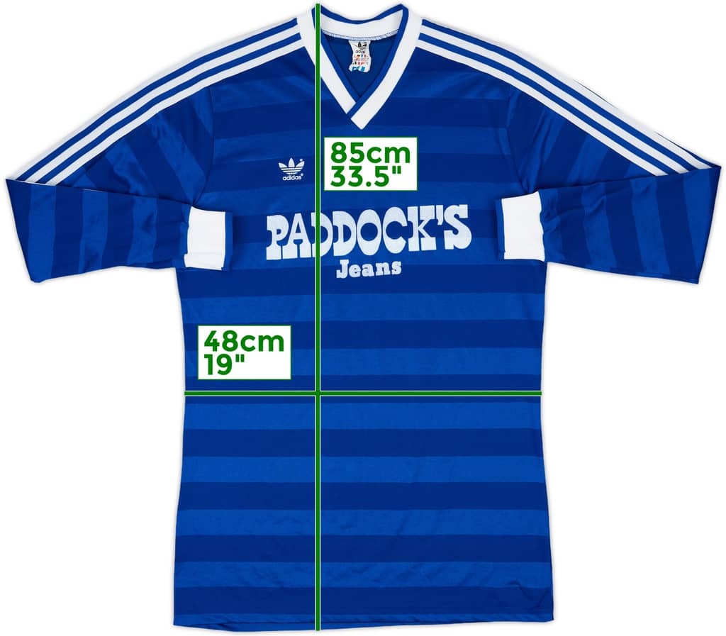 1985-86 Schalke Home L/S Shirt - 9/10 - (L)