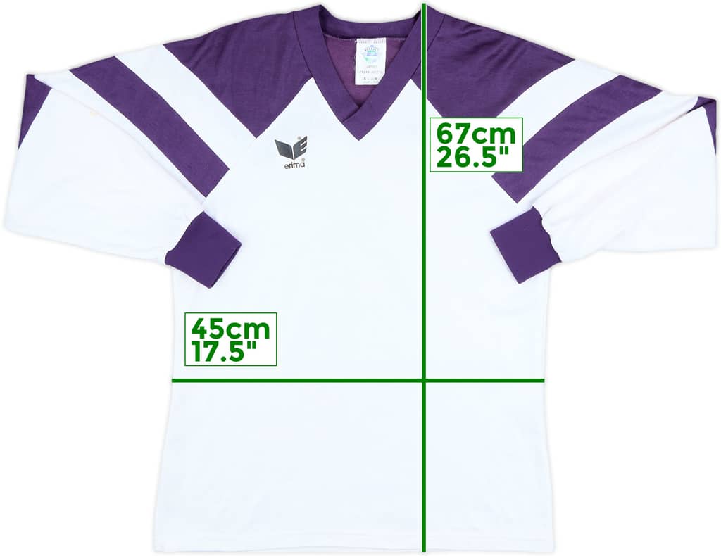 1990s Erima Template L/S Shirt - 8/10 - (S)