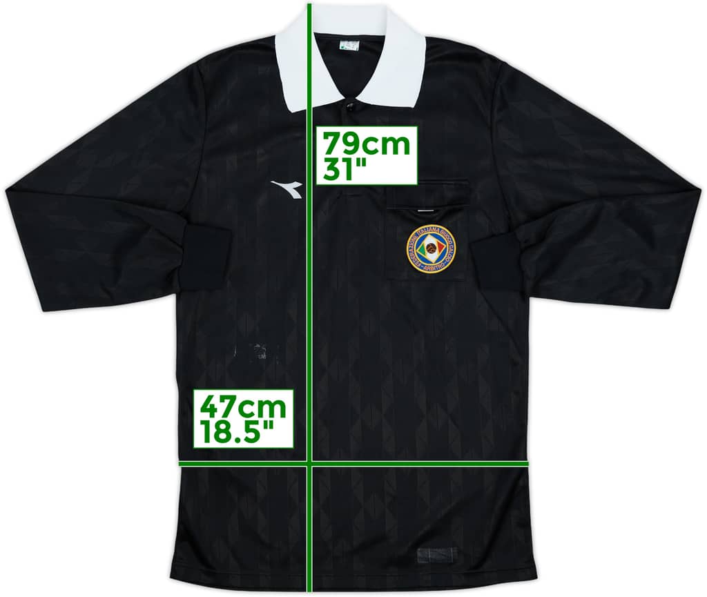 1990s Italy Diadora Referee L/S Shirt - 6/10 - (M)
