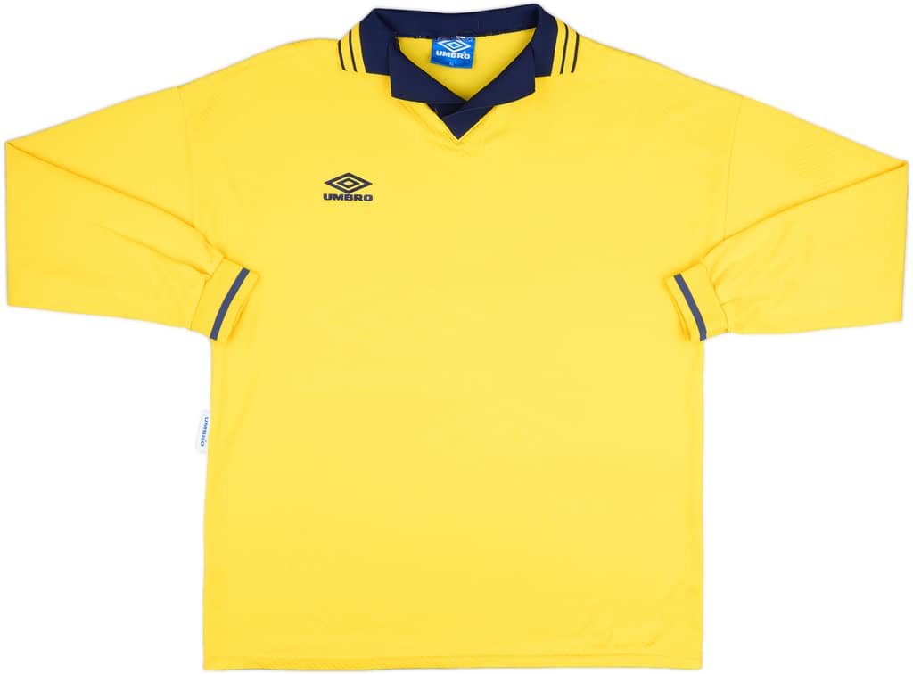 1990s Umbro Template L/S Shirt - 9/10 - (XL)