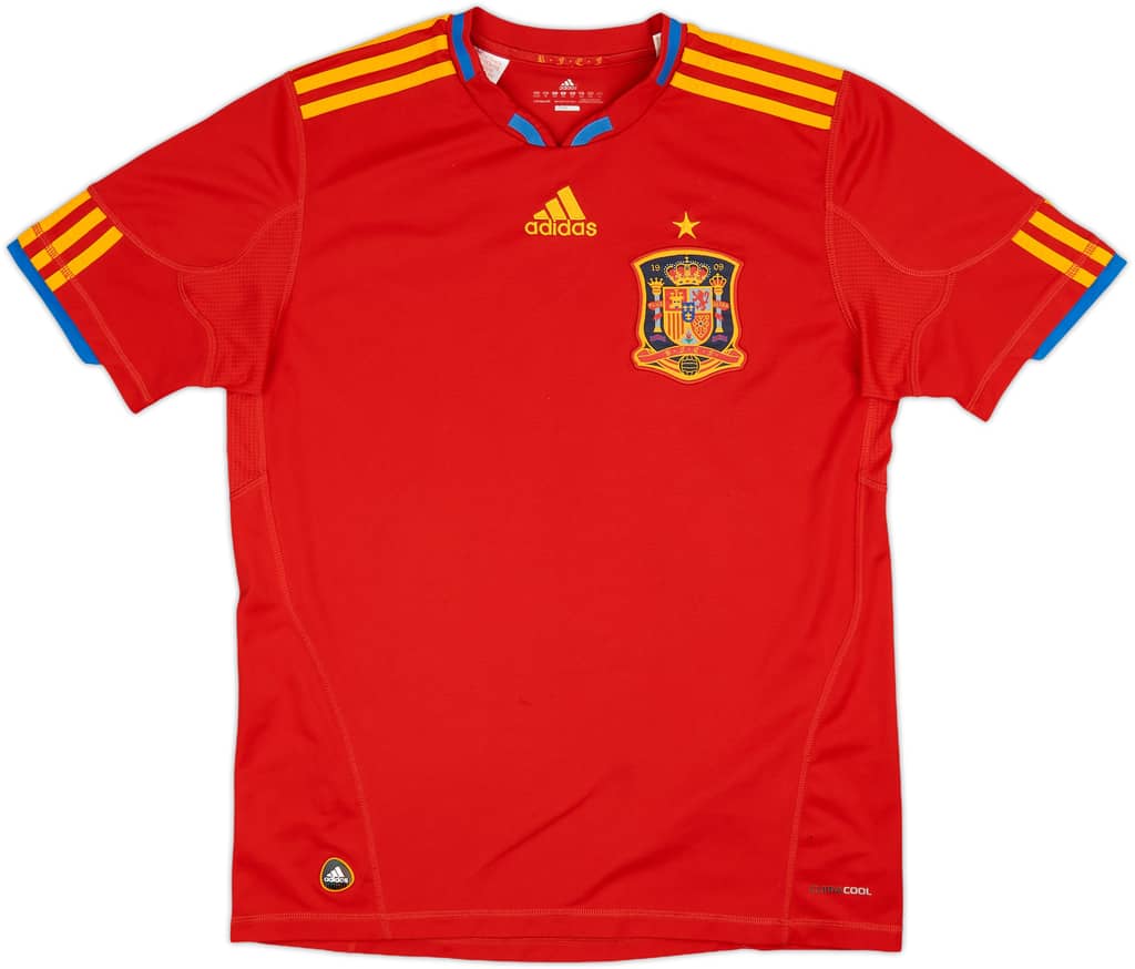 2009-10 Spain Home Shirt - 5/10 - (XL.Boys)