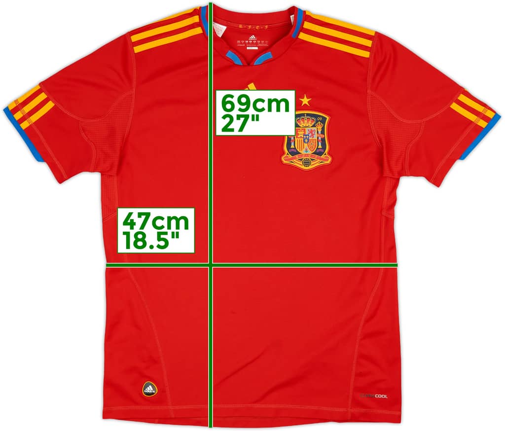 2009-10 Spain Home Shirt - 5/10 - (XL.Boys)