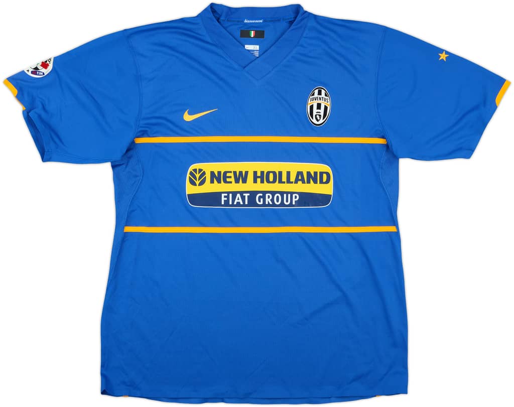 2007-08 Juventus Match Issue Away Shirt Iaquinta #9