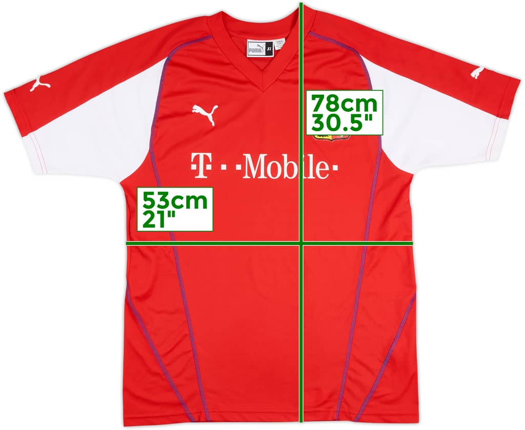 2004-05 Czech Republic Basic Home Shirt - 6/10 - (XL)