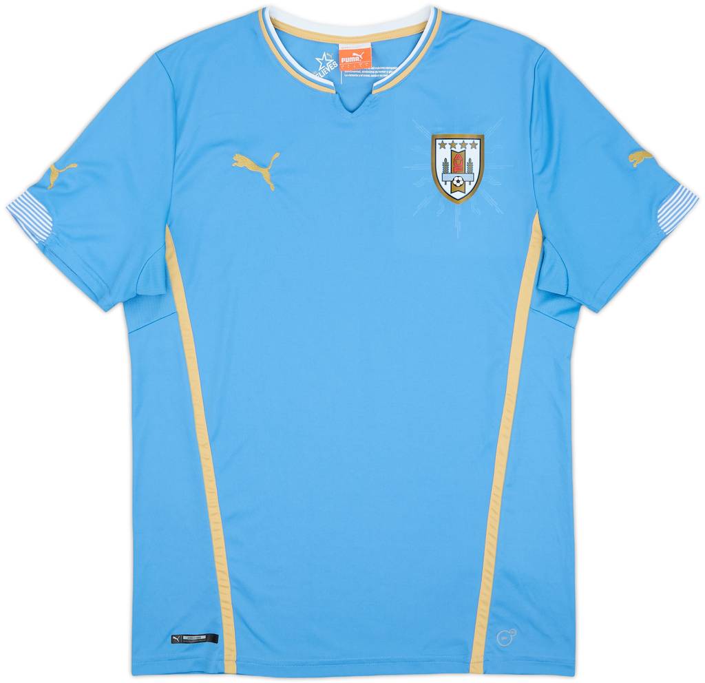 2014-15 Uruguay Home Shirt - 9/10 - (L)