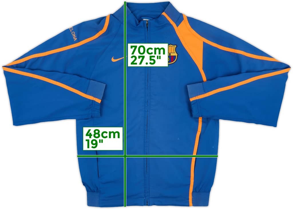 2007-08 Barcelona Nike Track Jacket - 7/10 - (S)