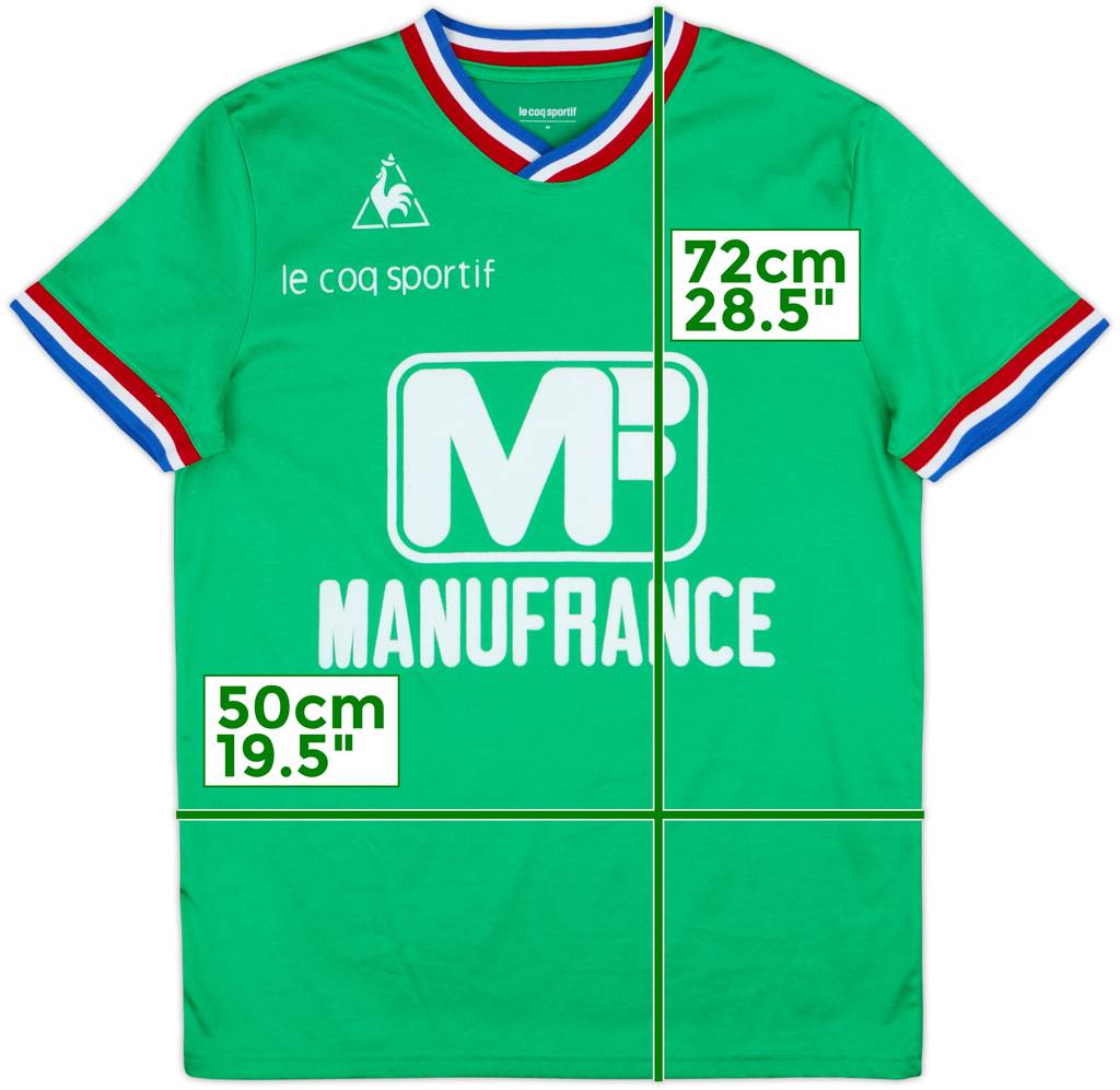 2017-18 Saint Etienne '1975' Retro Home Shirt - 9/10 - (M)