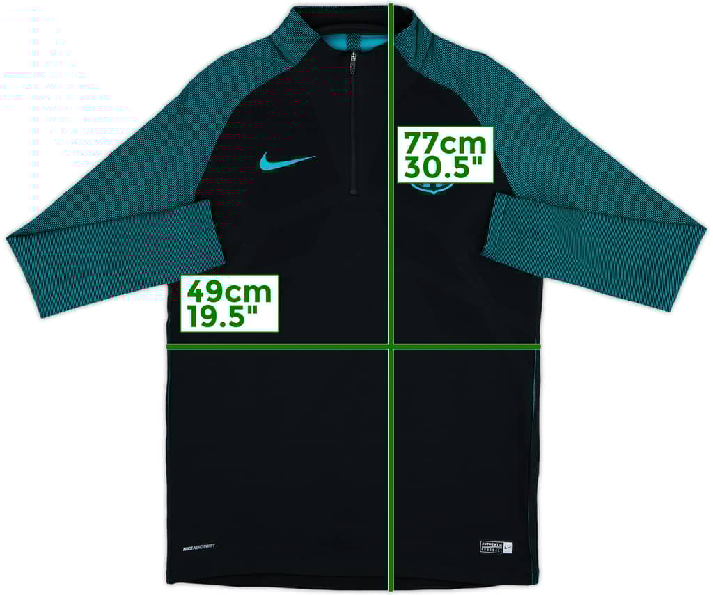 2017-18 Barcelona Nike Aeroswift 1/4 Zip Training Top - 10/10 - (M)