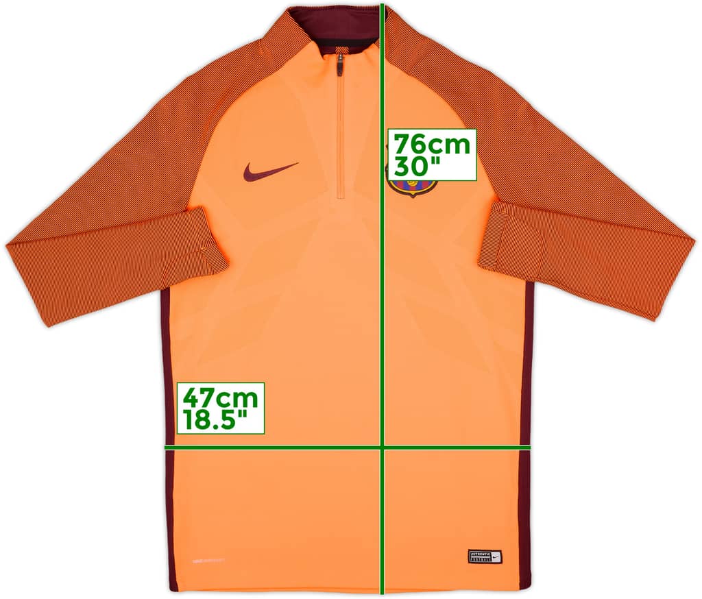 2017-18 Barcelona Nike Aeroswift 1/4 Zip Drill Top - 10/10 - (M)