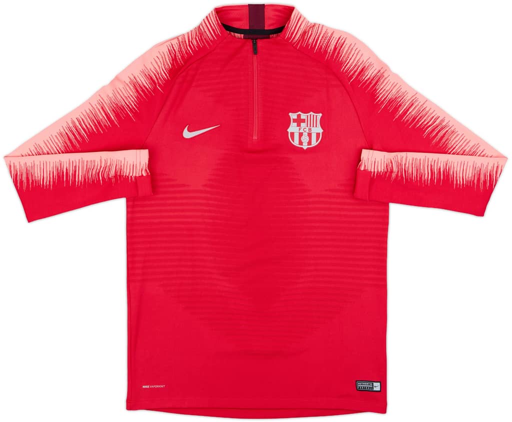 2018-19 Barcelona Nike Vaporknit 1/4 Zip Training Top - 10/10 - (M)