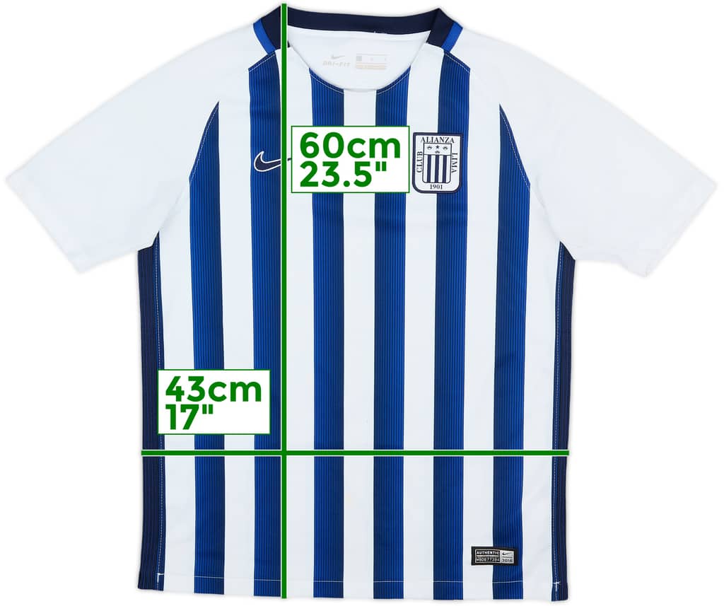 2017 Alianza Lima Home Shirt - 8/10 - (L)