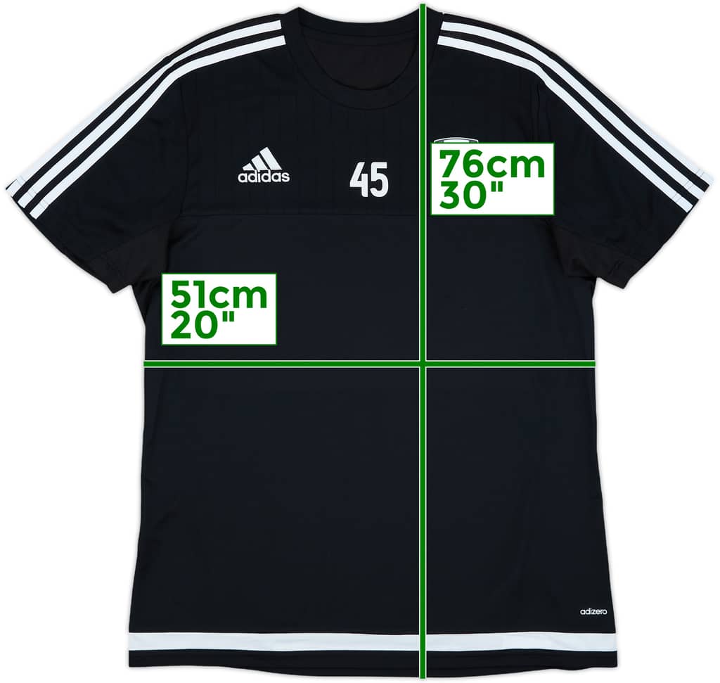 2015-16 Fulham adizero Player Issue Training Shirt #45 - 10/10 - (L)