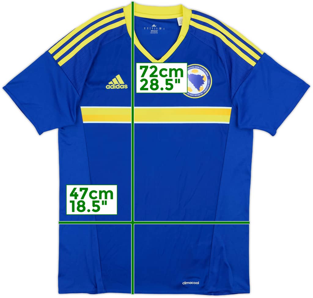 2016-17 Bosnia & Herzegovina Home Shirt - 9/10 - (S)