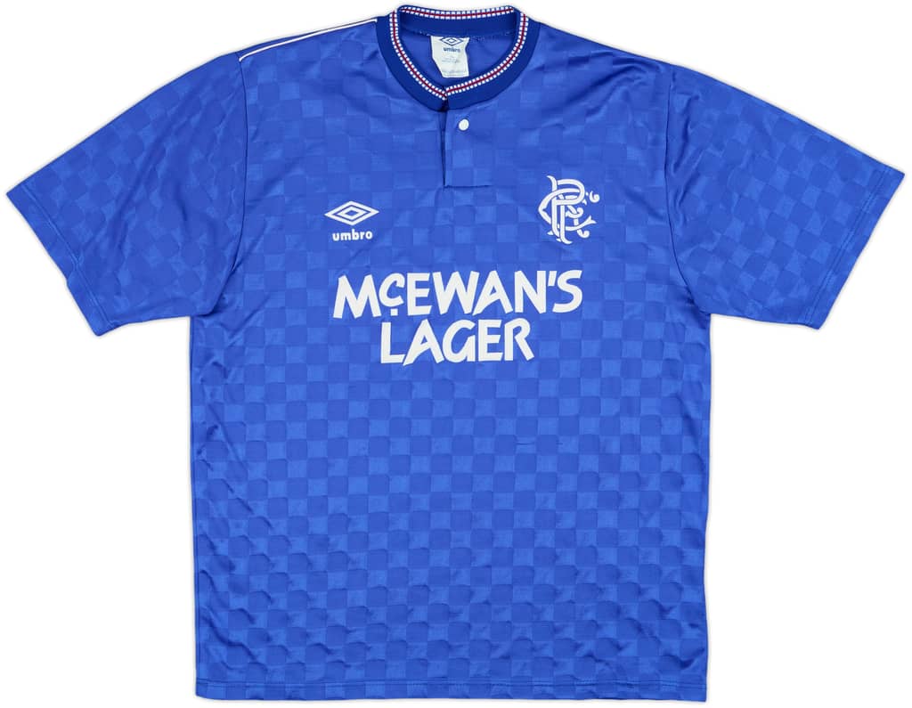 1987-90 Rangers Home Shirt - 9/10 - (M)