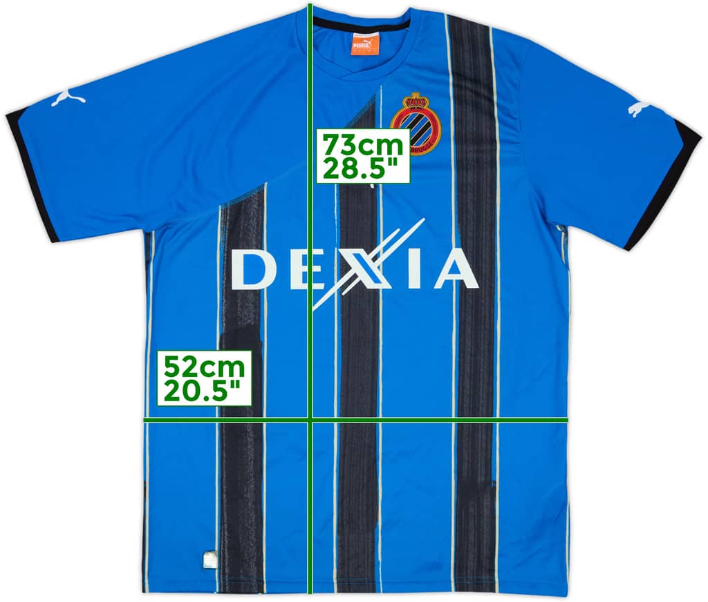 2010-11 Club Brugge Home Shirt - 8/10 - (M)