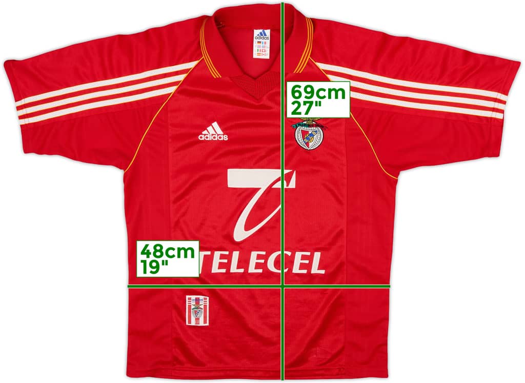 1998-99 Benfica Home Shirt - 8/10 - (S)