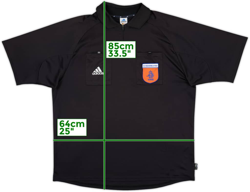 2002-03 Netherlands adidas Referee Shirt - 8/10 - (XXL)