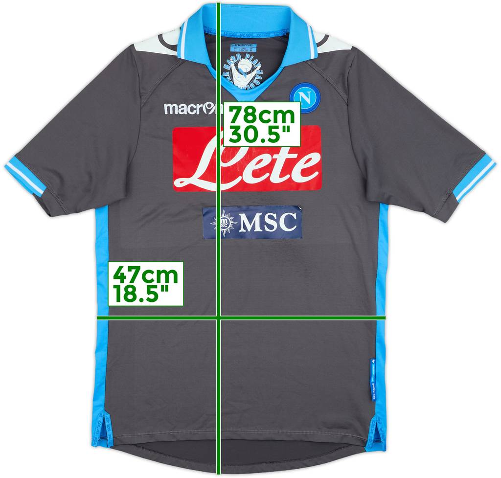 2011-12 Napoli Away Shirt - 4/10 - (L)