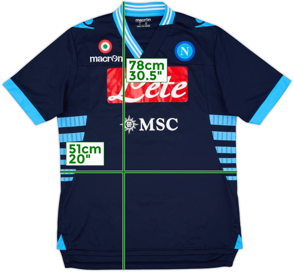 2012-13 Napoli Away Shirt - 10/10 - (L)