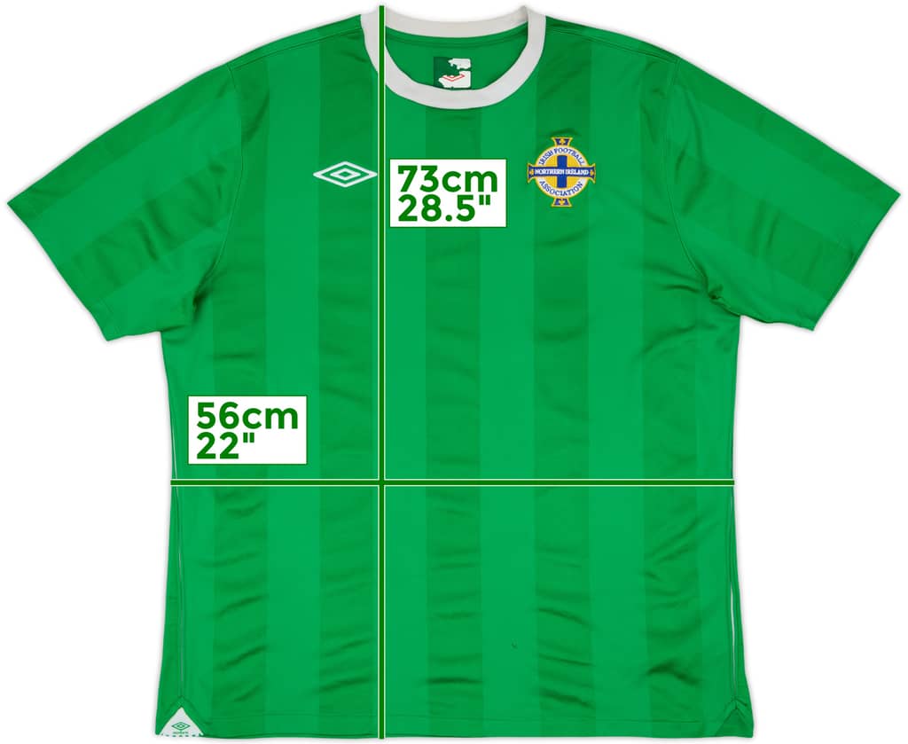2010-12 Northern Ireland Home Shirt - 6/10 - (L)