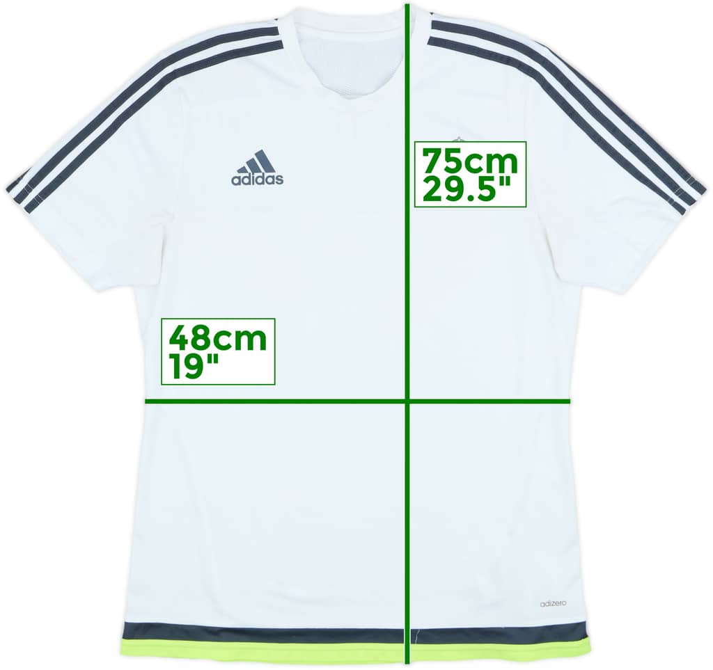 2015-16 Real Madrid adizero Training Shirt - 6/10 - (L)