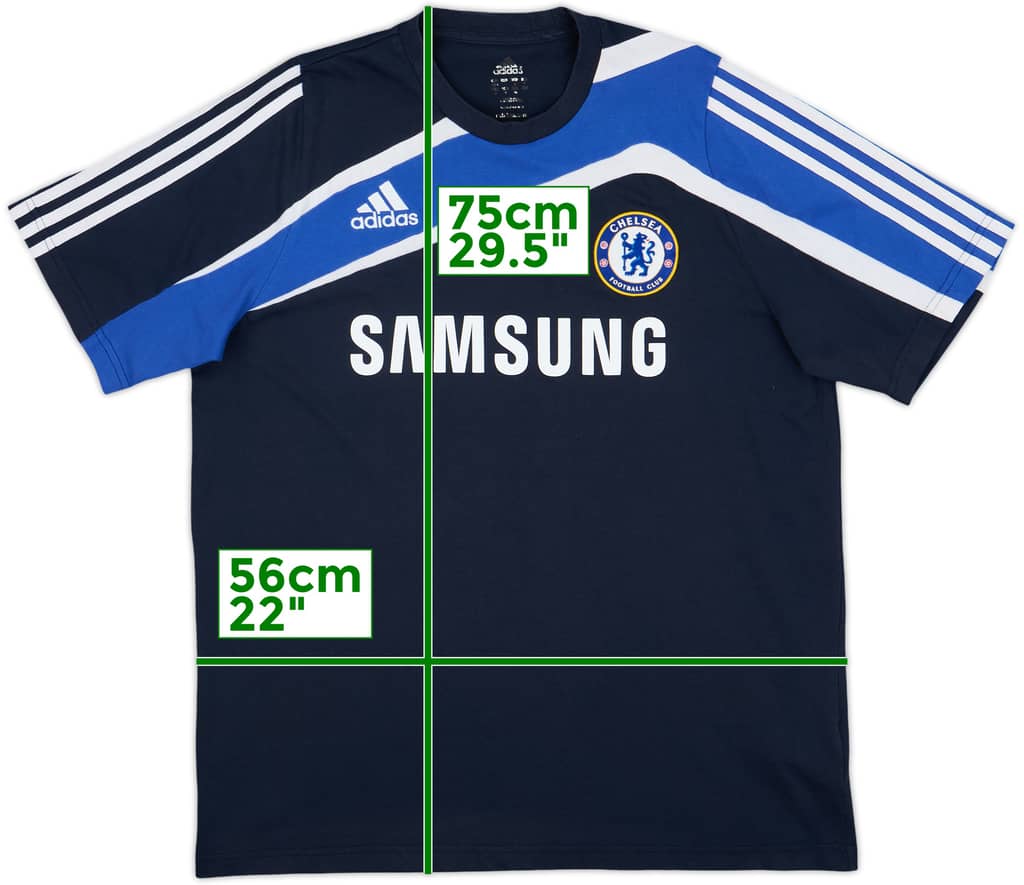 2009-10 Chelsea adidas Cotton Tee - 8/10 - (M)